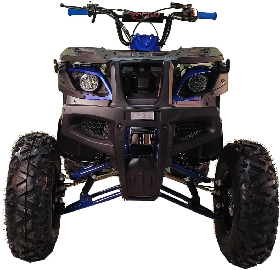 X-Pro 200 ATV Quad Full Size 4 Wheeler Utility Adult ATV, Automatic Transmission Reverse Big Wheel