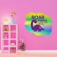 thumbnail image 3 of Roar Means I Love You In Dinosaur Cartoon Dinosaurs Kids Room Vinyl Decor Wall Art Sticker Designs Vinyl Stickers For Home House Walls Rooms Windows Bedroom Decoration Size (12x12 inch), 3 of 3