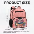 thumbnail image 7 of KUIFORTI Reading Axolotl Toddler Backpack Girls Kids School Bag with Multiple Organizer Pockets Adjustable Straps for Preschool Kindergarten Back to School Gifts, 7 of 7
