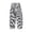 White, variant on Kcolen Men Casual Pants Baggy Men's Casual Sport Pants with Fishbone Design Loose Fit Large Size Comfortable Trousers for Everyday Wear