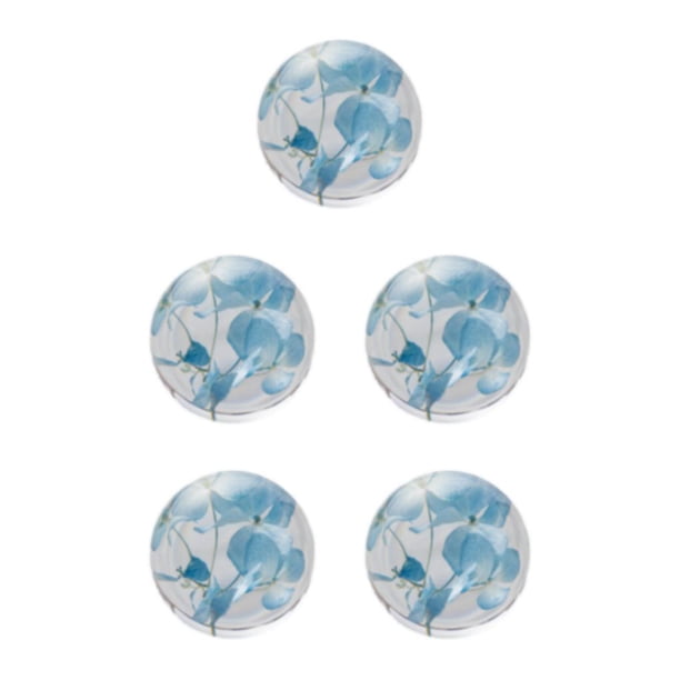 Bewildely Bola de ensueño exquisita de resina con flor, símbolo de belleza y paz, bola de ensueño decorativa, bola de cristal, hortensia azul, Type2 NO2