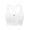White-92, variant on SPZTSX Front Zipper Sports Bras for Women Racerback Mesh Breathable High Support Workout Yoga Running Bra