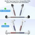 thumbnail image 4 of VR Gorilla Tag Long Arms for Meta Quest 3S/Quest 3/Oculus Quest 2, Handle Attachments Fit for Meta Quest 3S Accessories, Extension Grips for Playing Beat Saber/Baseball/Golf Club Game, 4 of 8