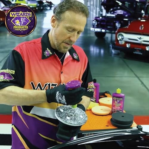 Wizards 9-Piece Car Buffer & Polisher Kit – 21mm HD Dual Action Orbital Polisher with Pads, Compounds & Scratch Remover – Professional Car Detailing Kit