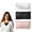 White+black+pink, variant on 3Pcs Floral Lace Bralette Non-Slip Silicone Bandeau Bra for Women Seamless Strapless Stretchy Tube Top Sport Bra