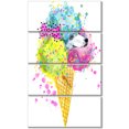 thumbnail image 2 of Adorable Chiot Coloré - Art Mural sur Toile d'Animaux, 2 of 3