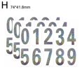 thumbnail image 1 of Nano Film Car Stickers, License Plate Number Reflective Digital Stickers, 1 of 1