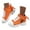 Orange, variant on Women's Platform High Top Fashion Sneakers Casual Denim Canvas Tennis Shoes for Women