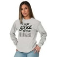 thumbnail image 4 of I Spoke to the Manager Karen Quote Women's Long Sleeve T Shirt Brisco Brands M, 4 of 6