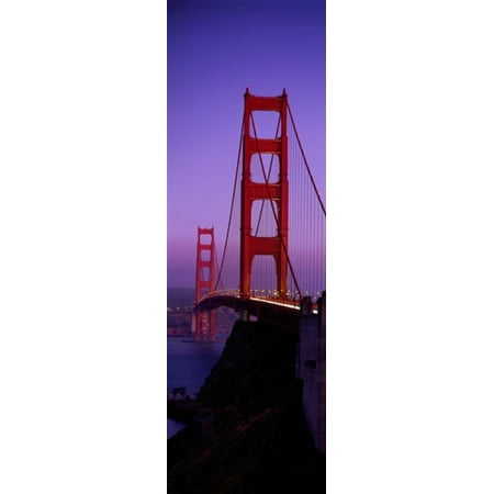 - Golden Gate Bridge San Francisco CA Canvas Art - Panoramic Images (18 x 6)