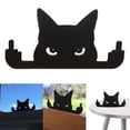 thumbnail image 1 of Estatuilla Gato Decorativa Con Dedo Divertida para Patio Jardín, 1 of 9