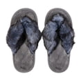 thumbnail image 5 of Xfvqtps Womens Fuzzy Flip Flops Winter Warm Flat House Shoes Soft Sole Non Slip Indoor Slides Cozy Ladies Home Slippers, 5 of 8