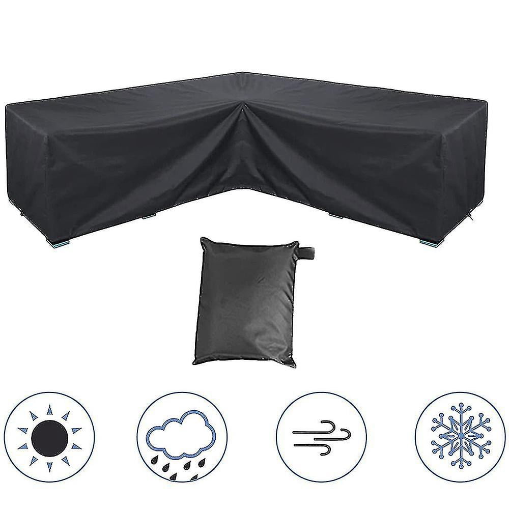 Housse De Canapé D'extérieur Imperméable – Pour Canapé D'angle Ou Sectionnel – Avec Cordon De Serrage – Protection UV Et Intempéries - 2