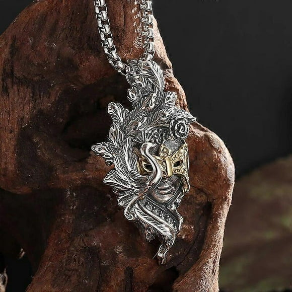 Fashionable personality Nordic style Celtic knot pattern men s pendant necklace amulet jewelry trend gift