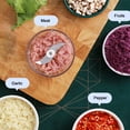 thumbnail image 4 of Household Electric Mini Garlic Chopper Food Chopper with Two Blade, Vegetable Chopper Mini Chopper for, 4 of 8