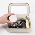 thumbnail image 3 of Organizador de bolsas de maquillaje Aveniee transparente impermeable para mujer, 3 of 6