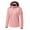 Light Pink, variant on Women's Softshell Jacket Light Hooded Windproof Coat Insulated Windbreaker for Outdoor Hiking Light Pink Large