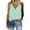 Green, variant on Women's Glam Sequin V Neck Tank Top Sleek And Sparkling Evening Wear