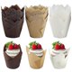 thumbnail image 1 of Estuches para muffins, 150 piezas de vasos de papel para hornear tulipanes para bodas, suministros para fiestas de cumpleaños, 1 of 5