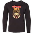 thumbnail image 3 of Inktastic Pug Dog Gifts Long Sleeve Youth T-Shirt, 3 of 5
