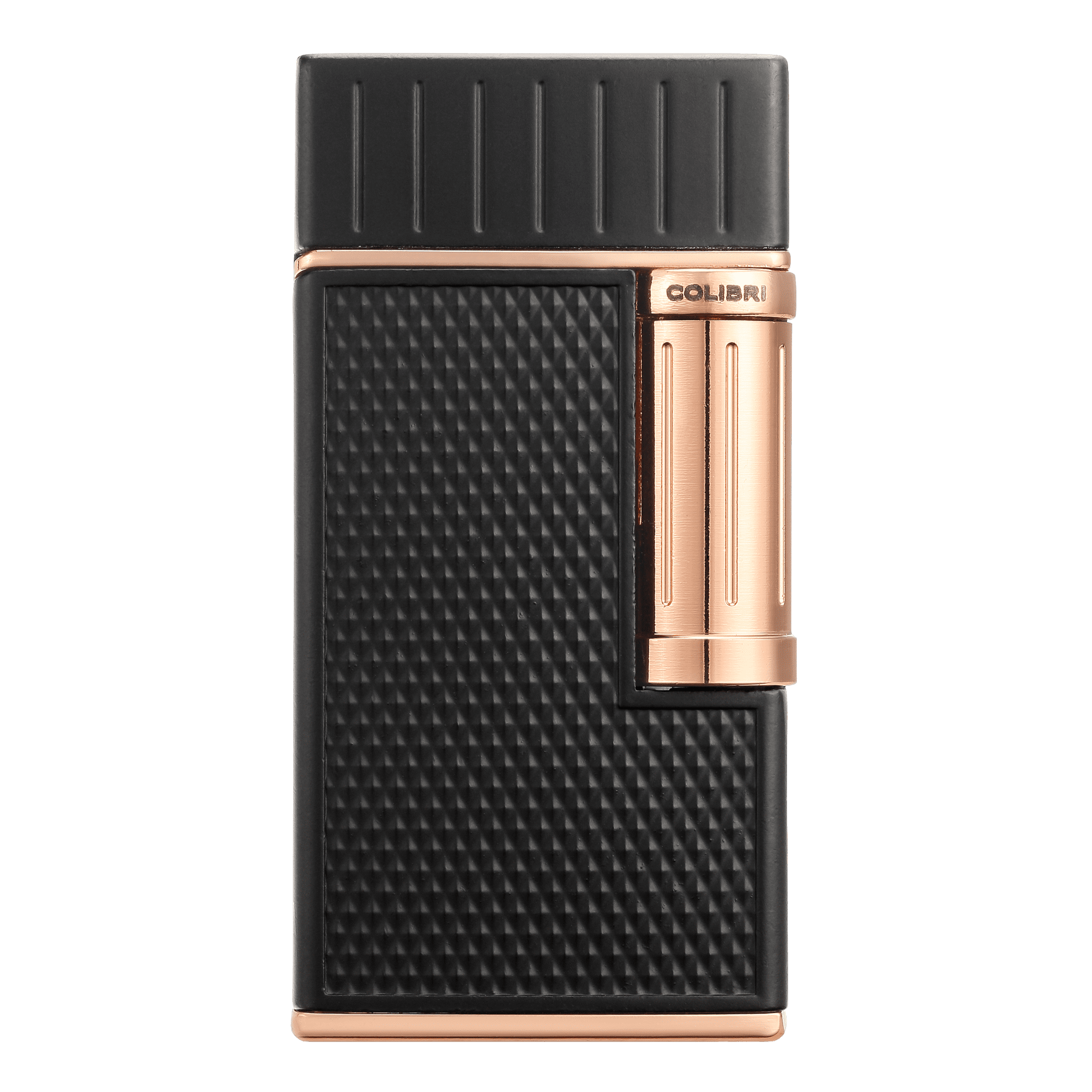 colibri cigarette lighters Colibri Julius Double Flame Butane Flint Cigar Lighter with Diamond-Pattern  Case, Windproof & Refillable, Cigar Enthusiast's Choice with Blue Fuel