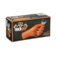 thumbnail image 2 of Tiger Grip Gloves - 2 Boxes - Hi-Vis Orange - Textured - Powder & Latex Free 200 Count (Large), 2 of 6