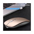 thumbnail image 2 of Wireless Mouse Sensitive Mute Ultra-thin 2.4GHz 1600DPI Desk Mouse for Laptop - White, 2 of 5