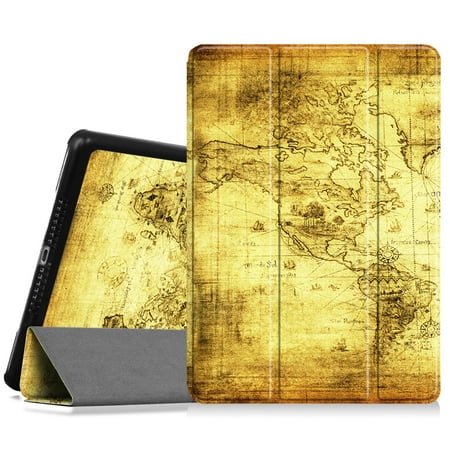 Fintie iPad 9.7 Inch 2018 / 2017 Case, SlimShell Cover for iPad 6th Gen / 5th Gen /iPad Air 2 / iPad Air, Ancient Map