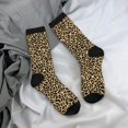 thumbnail image 5 of Rateoe Leopard Print for Women Casual Calf Socks - Cute Crew Socks - Thin Soft Above Ankle Socks Size 5-11, 5 of 6