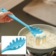 thumbnail image 2 of MISSUNNY Silicone Cooking Spoons, Heat Resistant Large Silicone Pasta Slotted Spoon Solid Basting Spoon Set for Nonstick Cookware, BPA Free Black Kitchen Silicone Spoons Set for Mixing, Serving, Drain, 2 of 4