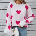 thumbnail image 5 of Sweatshirt for Women Perfect For Daily Wear or Loungewear! The Best Choice for Valentine's DayL Pink Valentine's Day Sweatshirt, 5 of 6