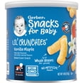 thumbnail image 1 of Snacks Gerber Lil Crunchies, vainilla y arce, 44 ml (paquete de 6), 1 of 8