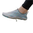 thumbnail image 5 of Barefoot Shoes for Women Lightweight Minimalist Hiking Sneakers with Wide Toe Box Non-Slip Rubber Sole Breathable Mesh Upper Flexible Flat Sole Women’s Beach Pool Travel Casual Footwear,Gray 42, 5 of 5