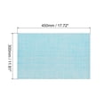 thumbnail image 2 of Uxcell Place Mats, 450x300mm Table Mats Pack of 8 Washable Woven Placemat Blue, 2 of 6