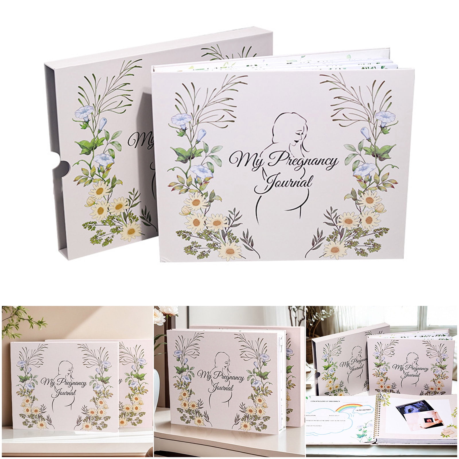 Pregnancies Baby Book Gift for Expecting Women First Time Mom Hard Cover Pregnancy Planner Memory Book Pregnancy Journal