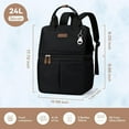 thumbnail image 6 of Maelstrom Cooler Backpack, 36 Cans Insulated Backpack Cooler, Soft Leakproof Double Deck Cooler Bag, Lightweight Lunch Backpack for Men & Women,Perfect for Beach Travel, Camping & Work-Black, 6 of 8