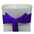 thumbnail image 1 of Darling Souvenir Pack Of 125 Satin Chair Sashes Bow Sash For Wedding & Events Supplies Party Decoration Chair Cover Sash - Colors Available, 1 of 5