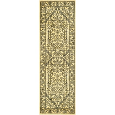 SAFAVIEH Adirondack Xavier Traditional Runner Rug, Gold/Black, 2'6" x 22'