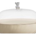 thumbnail image 2 of Pedestal Fruit Bowl With Lid Decorative Fruit Plate With Draining Holes Fruit Basket Bowl Holder Multifunctional Countertop Fruit Bowl, 2 of 5