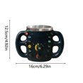 thumbnail image 2 of Steering Wheel 3D Resin Stainless Steel Mug Double Wall Vacuum Insulated Cup for Car Enthusiasts Thermal Drinkware with Ergonomic Handle Dishwasher Safe Travel Mug for Hot and Cold Beverages, 2 of 2
