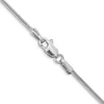 thumbnail image 3 of Solid 14K White Gold 1.6mm Round Snake Lobster Lock Chain - 20", 3 of 8