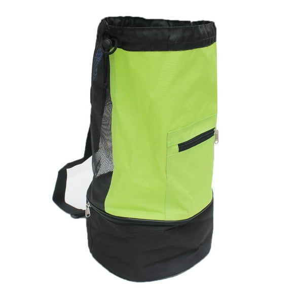 Ajustable Fútbol Baloncesto Voleibol Almacenamiento Bolsa Cordón Mochila Bolso Verde jinwen Mochila deportiva de equipo deportivo