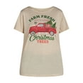 thumbnail image 5 of Holiday Time Women's Christmas Tee Graphic Tee, Sizes S-3XL, 5 of 5