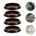 thumbnail image 3 of bed stoppers 4pcs Rubber Furniture Caster Cups Anti Skid Leg Coaster Chair Floor Protectors(2.17"X2.17"X0.39"), 3 of 8