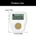 thumbnail image 5 of PatungKu Ergonomic Handheld ABS Digital Tally Counter with USB Charging for Easy Operation, 5 of 9