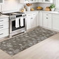 thumbnail image 4 of Washable Runner Rug 2x6 ft Non-Slip Soft Low-Profile Microfiber Farmhouse Distressed Floral Rug for Kitchen, Entryway, Hallway, Laundry, Bedroom, 4 of 6