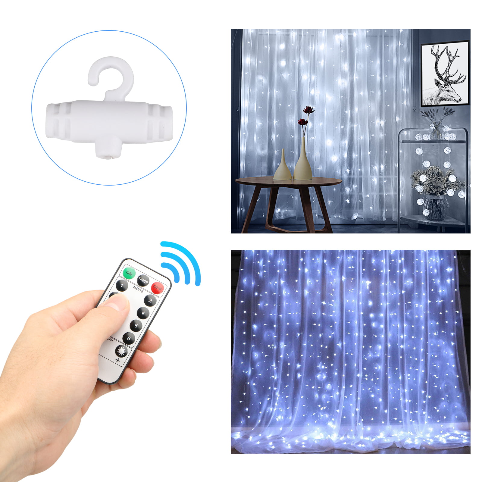bedroom light with remote control