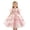 Hot Pink, variant on THDHVS Flower Girl Dress,Puff Sleeve Princess Party Gown Elegant Fashion Design for Girls Bridesmaid Birthday Dinner Stage Show,Girls Party Dress Pink 4-5 Years
