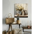 thumbnail image 4 of AEFER Farmhouse vintage rustic wall decor, floral wall art modern home artwork Unframe: 24x16inch(60x40cm), 4 of 6