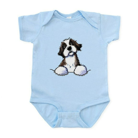 CafePress - Pocket St. Bernard II Infant Bodysuit - Baby Light Bodysuit, Size Newborn - 24 Months